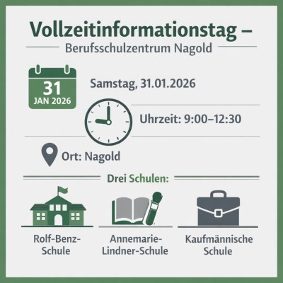 Berufsschulzentrum Nagold informiert über Bildungswege